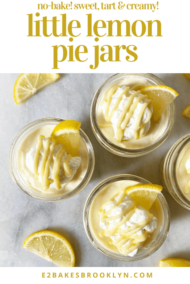 Little Lemon Pie Jars