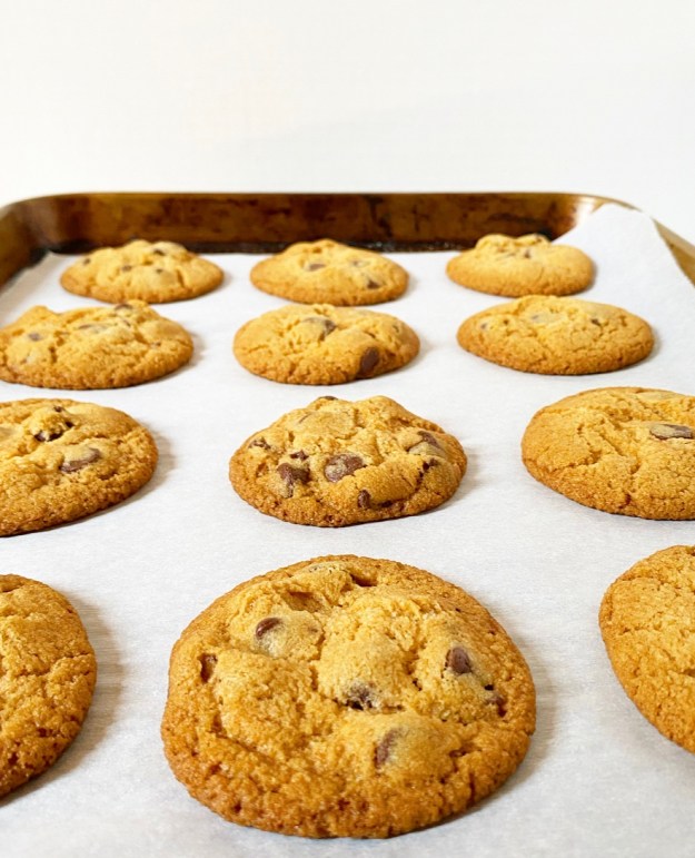 Crispy, Crunchy Chocolate Chip Cookies