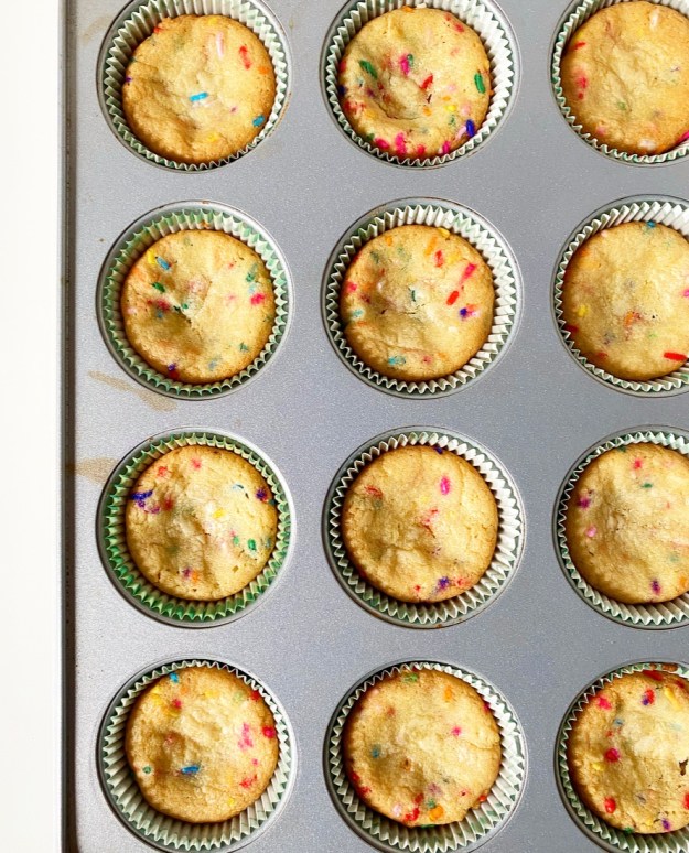 Funfetti Cookie Cupcakes