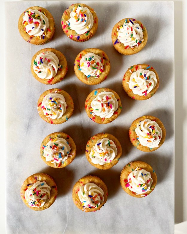 Funfetti Cookie Cupcakes