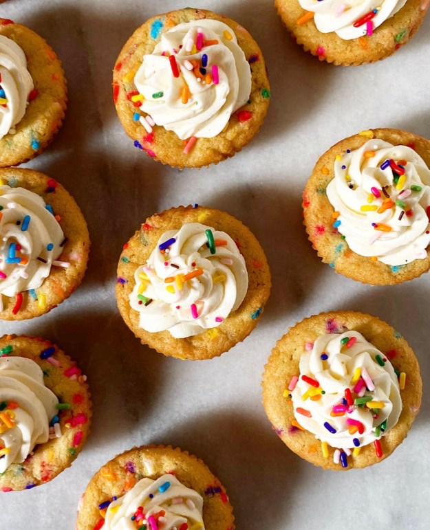 Funfetti Cookie Cupcakes