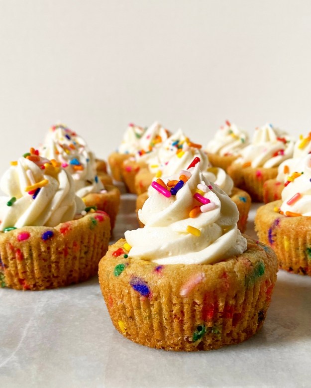 Funfetti Cookie Cupcakes