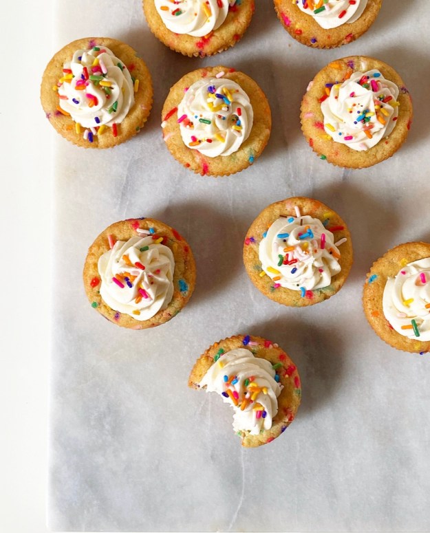 Funfetti Cookie Cupcakes