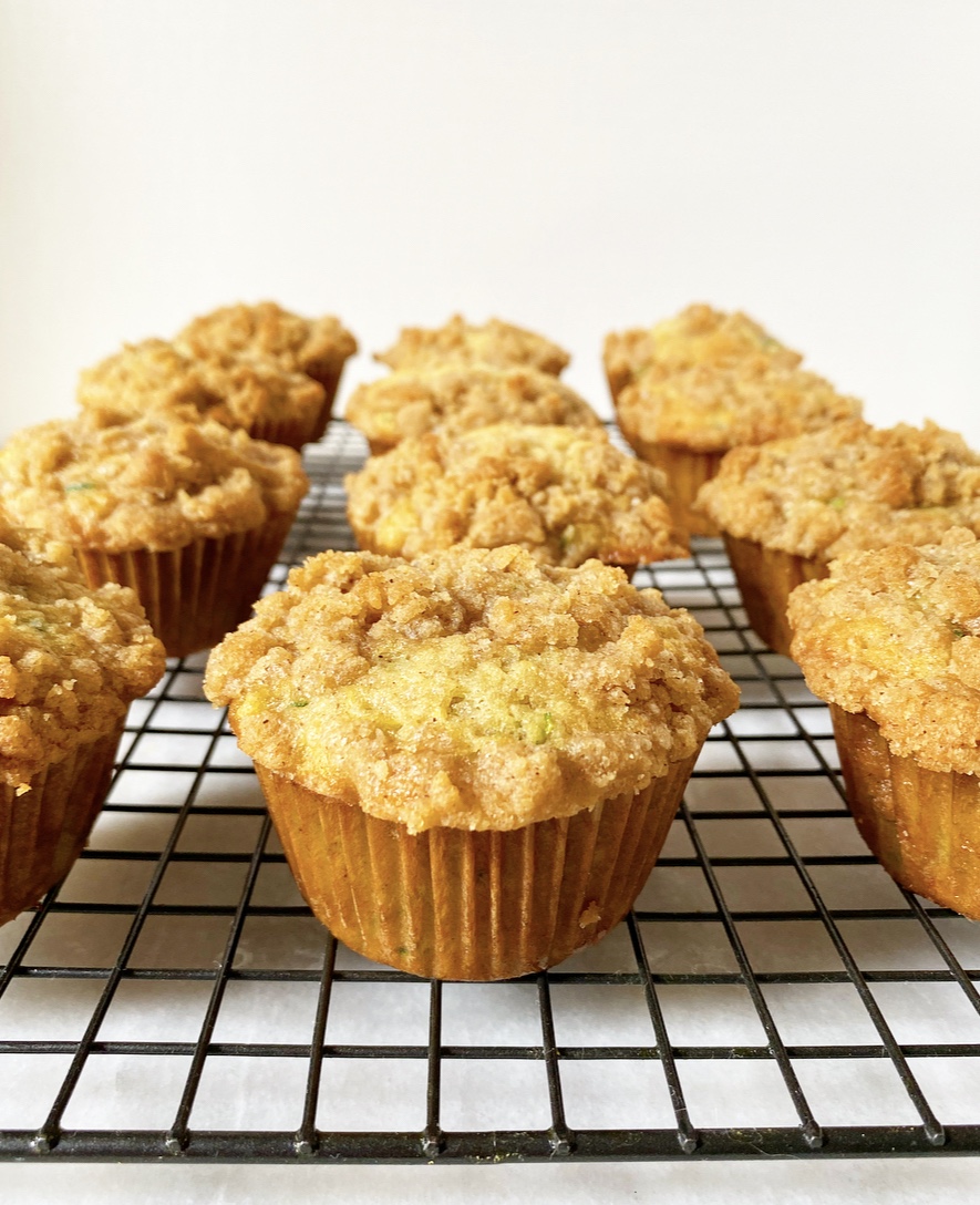 Zucchini Coffee Cake Muffins