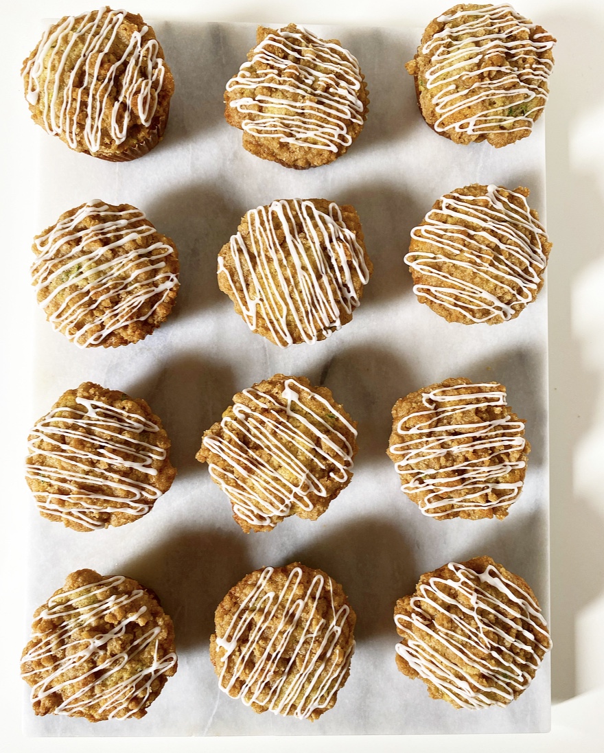 Zucchini Coffee Cake Muffins