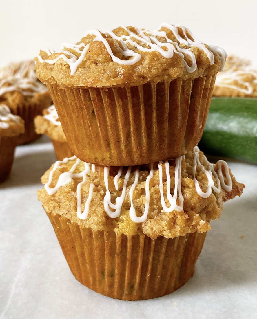 Zucchini Coffee Cake Muffins