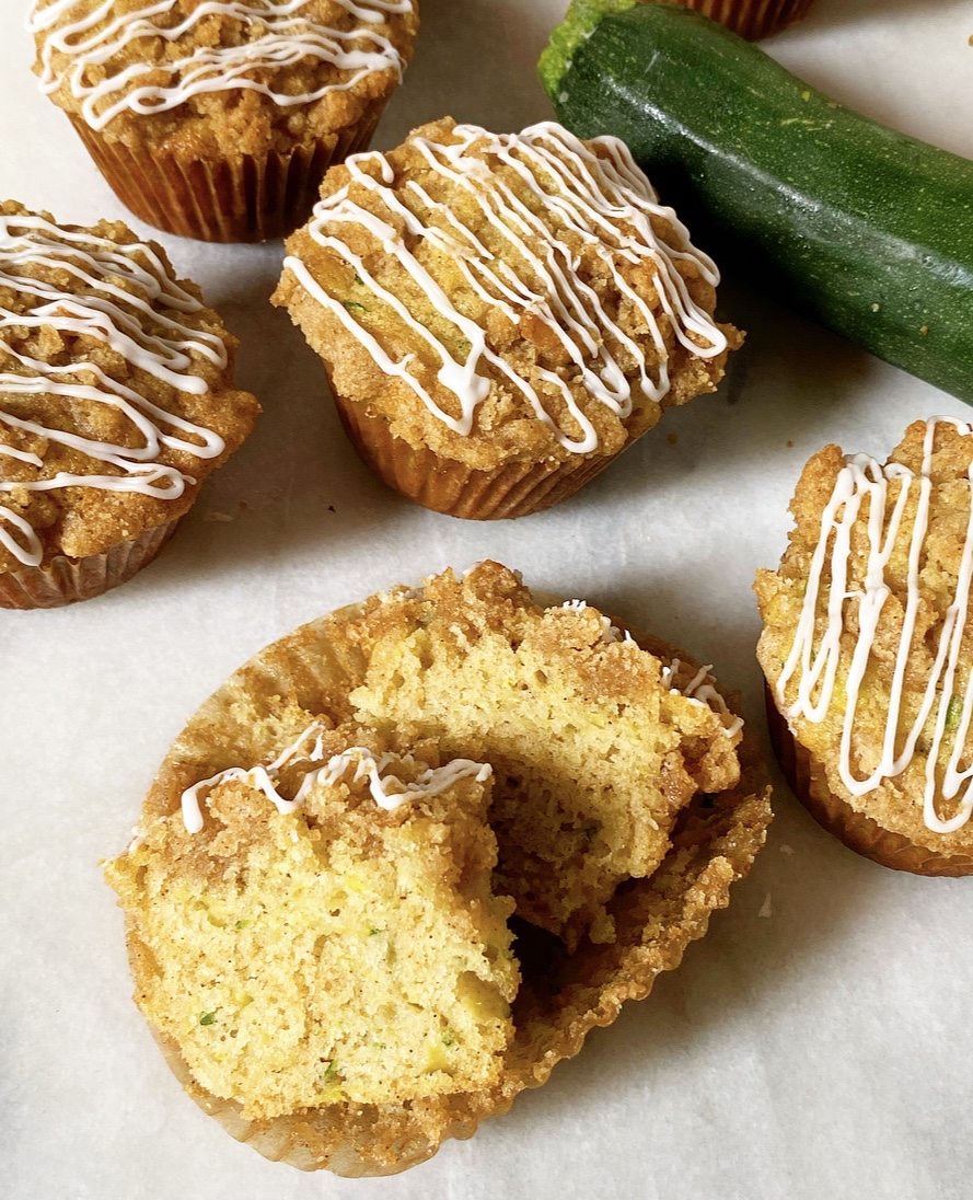 Zucchini Coffee Cake Muffins