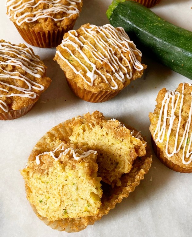 Zucchini Coffee Cake Muffins