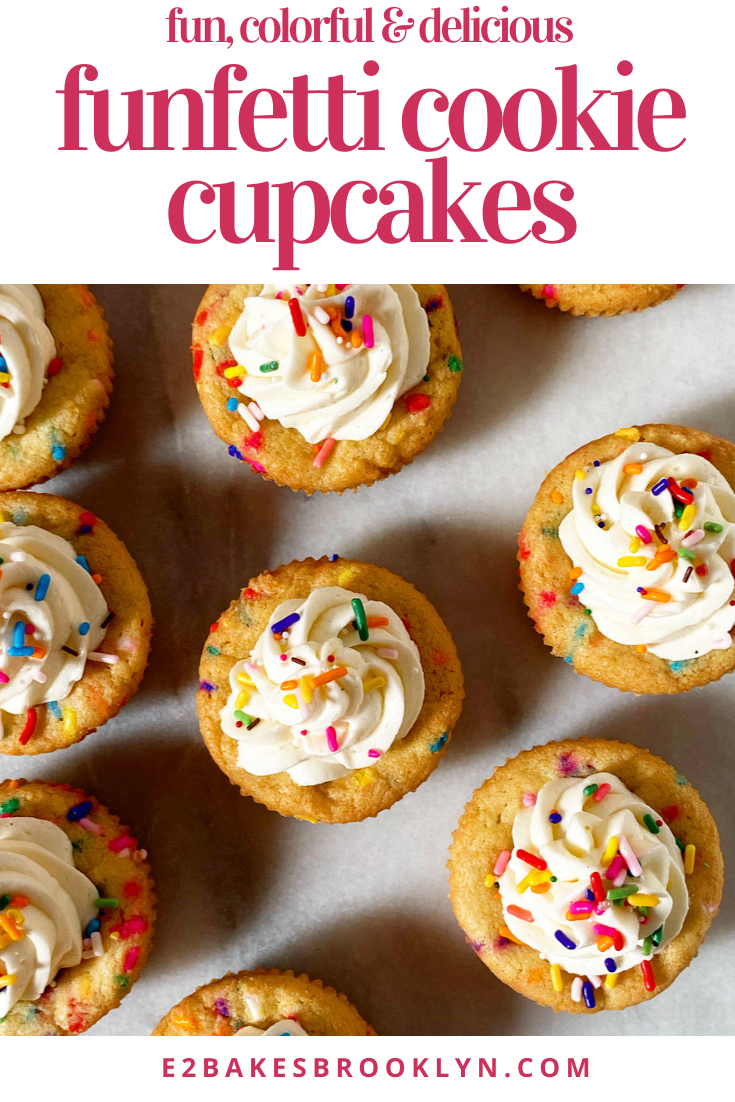 Funfetti Cookie Cupcakes