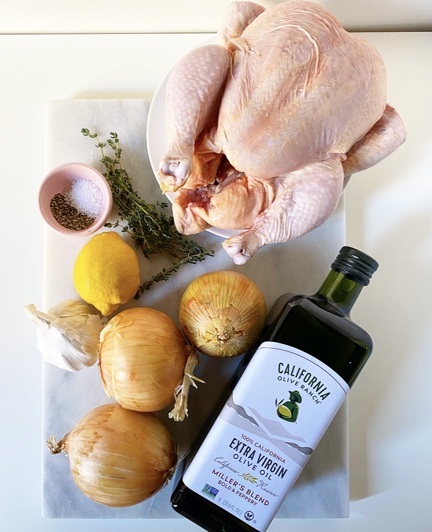 Roast Chicken with Schmaltzy Onions