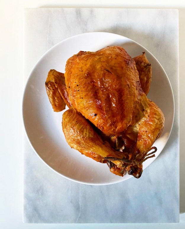 Roast Chicken with Schmaltzy Onions