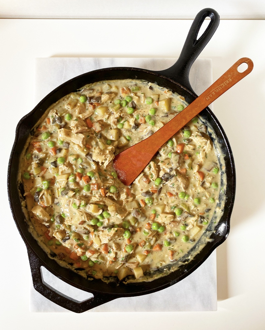 Chicken Pot Pie with Buttermilk Biscuit Crust