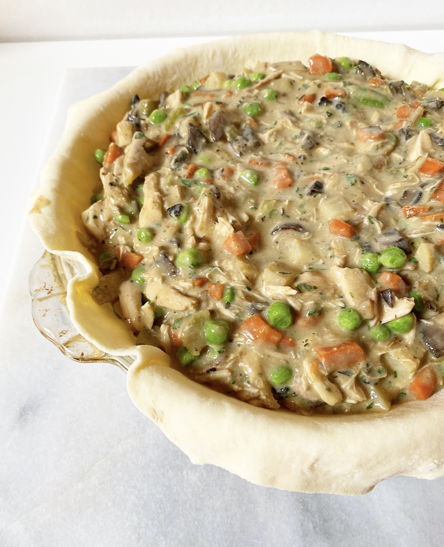 Chicken Pot Pie with Buttermilk Biscuit Crust