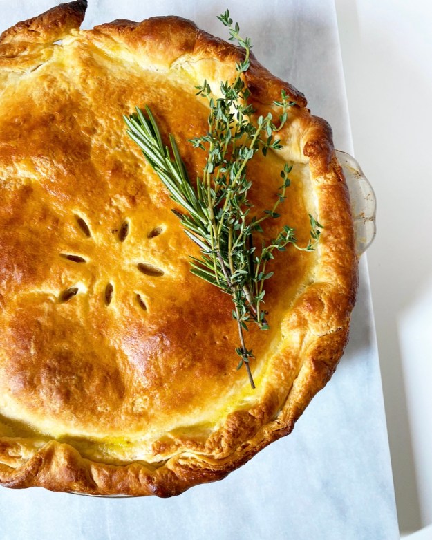 Chicken Pot Pie with Buttermilk Biscuit Crust