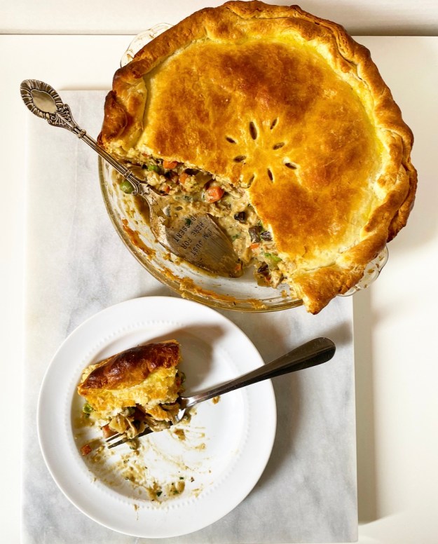 Chicken Pot Pie with Buttermilk Biscuit Crust