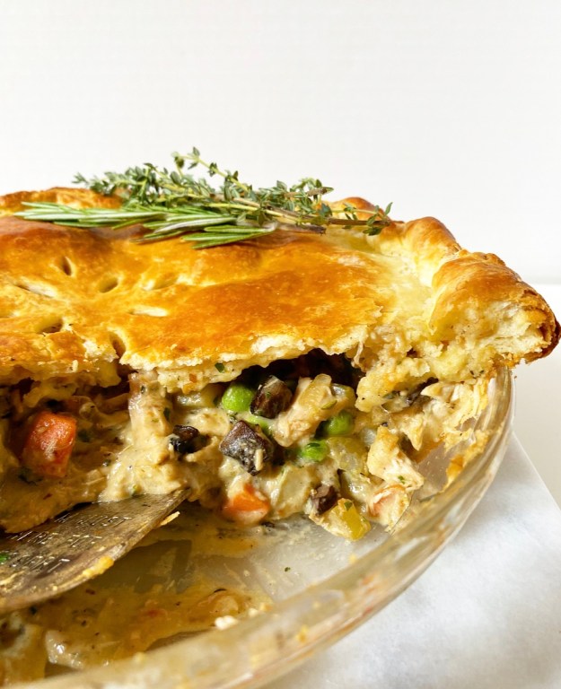 Chicken Pot Pie with Buttermilk Biscuit Crust