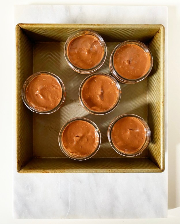 Mini Mason Jar Chocolate Cheesecakes