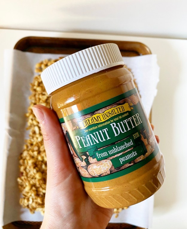 Easy Stovetop Peanut Butter Granola