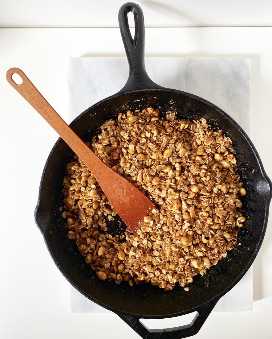 Easy Stovetop Peanut Butter Granola