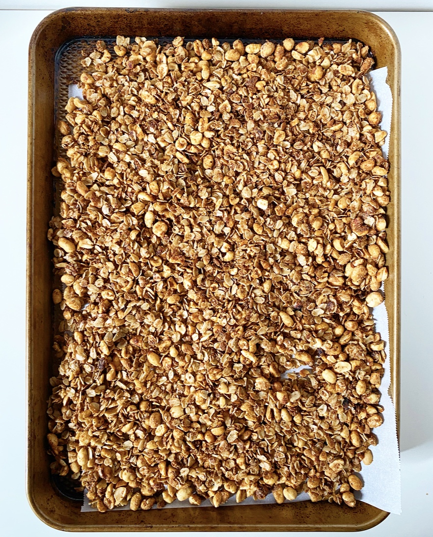 Easy Stovetop Peanut Butter Granola