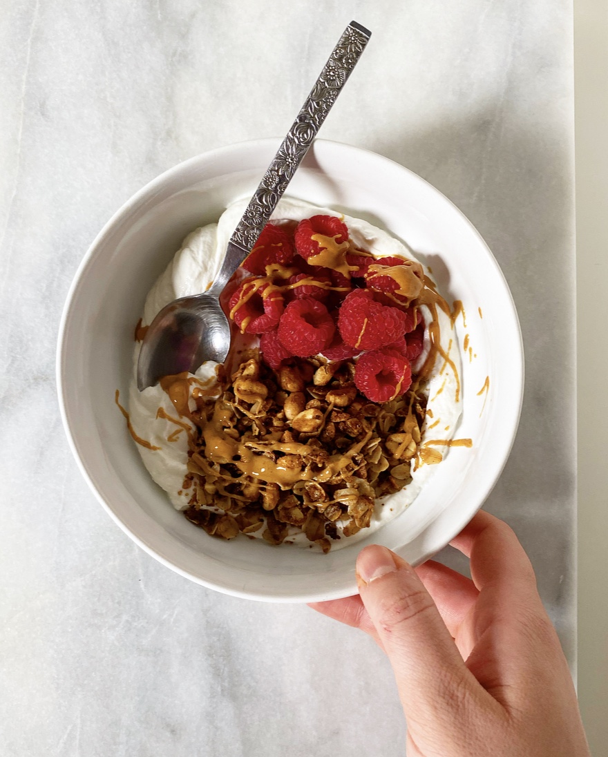 Easy Stovetop Peanut Butter Granola