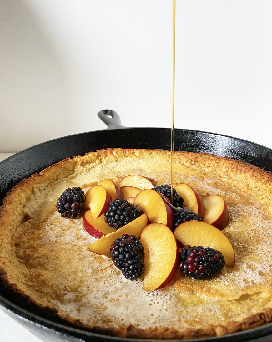 Oatmeal Puff Pancake {Gluten-Free Dutch Baby}