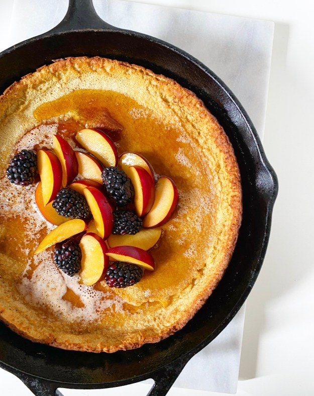 Oatmeal Puff Pancake {Gluten-Free Dutch Baby}