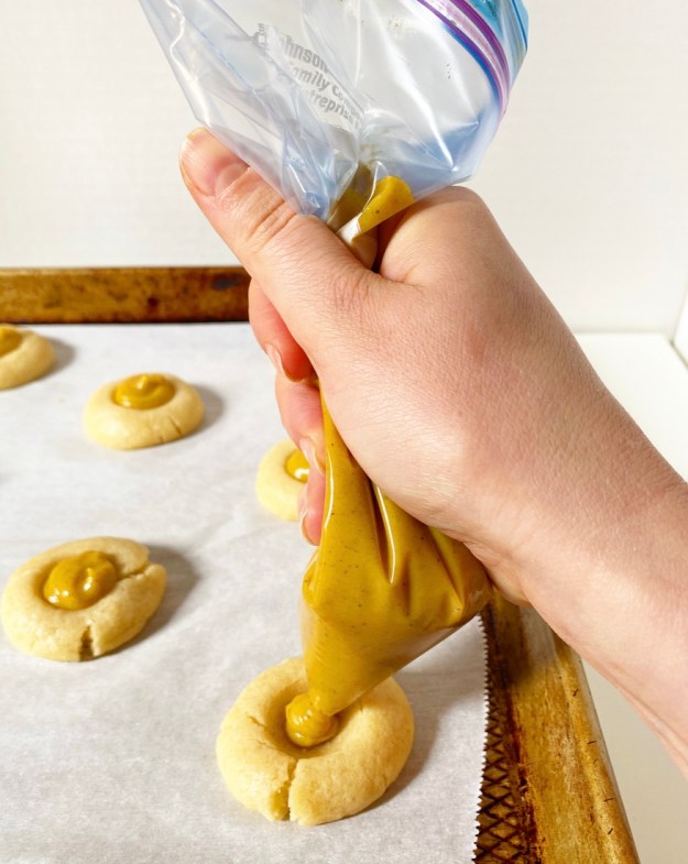 Pumpkin Pie Thumbprints