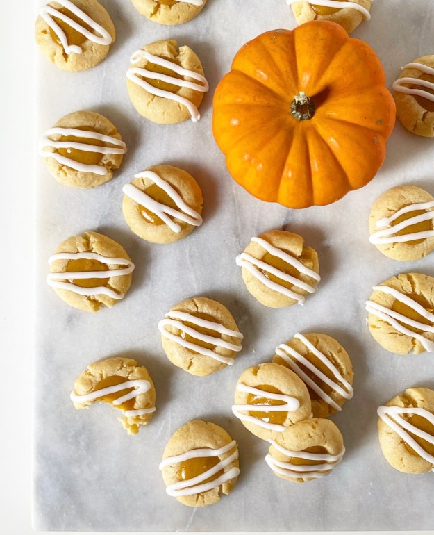 Pumpkin Pie Thumbprints