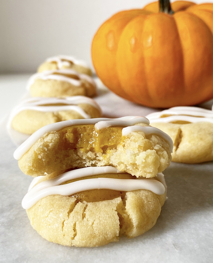 Pumpkin Pie Thumbprints