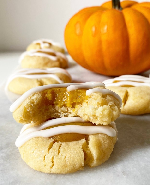 Pumpkin Pie Thumbprints
