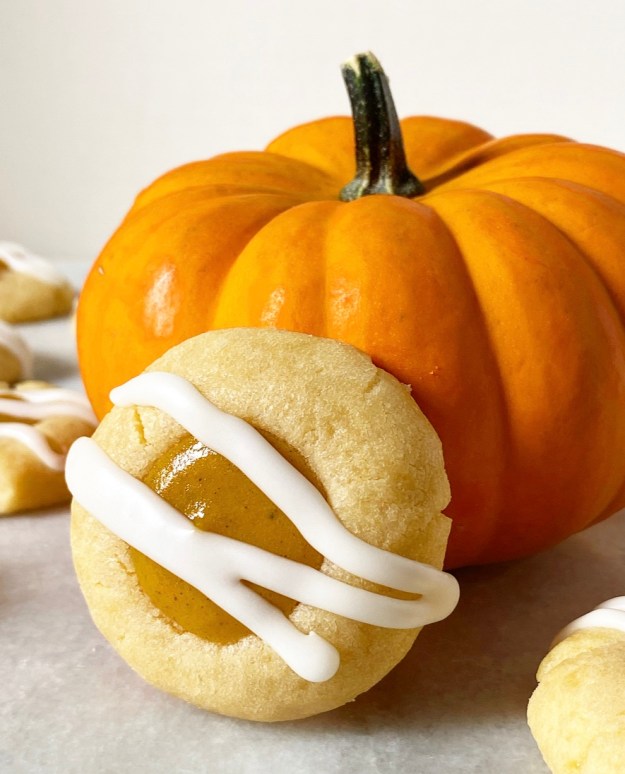 Pumpkin Pie Thumbprints