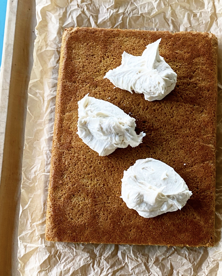 Pumpkin Sheet Cake with Maple Frosting {Vegan & Gluten-Free}
