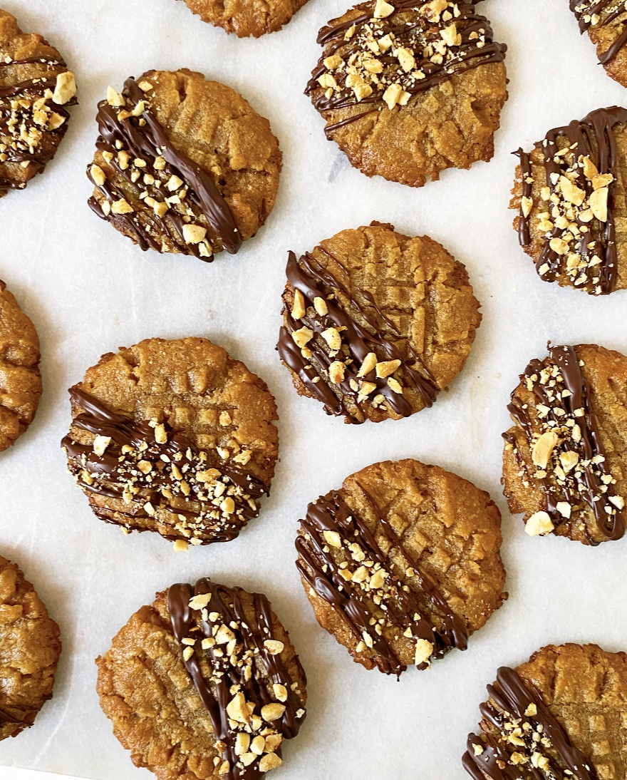 Peanut Butter Cookies {Vegan & Grain-Free}