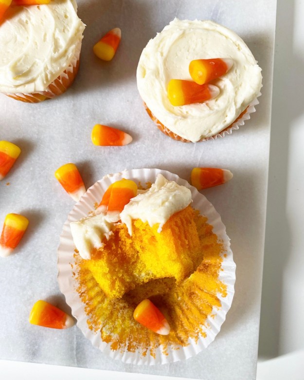 Candy Corn Cupcakes