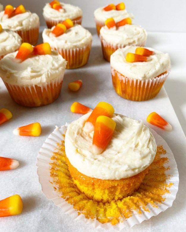 Candy Corn Cupcakes