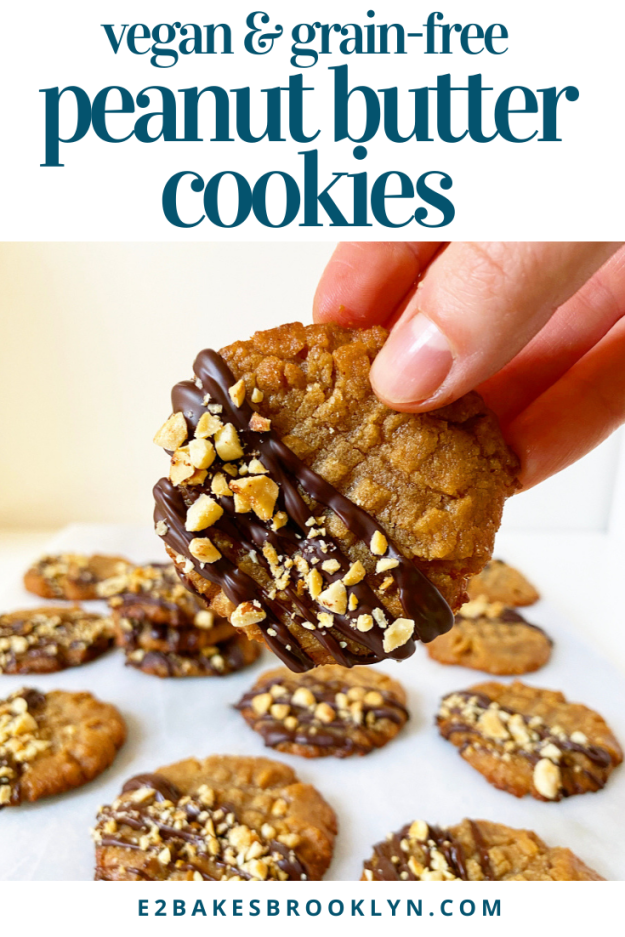 Peanut Butter Cookies {Vegan & Grain-Free}