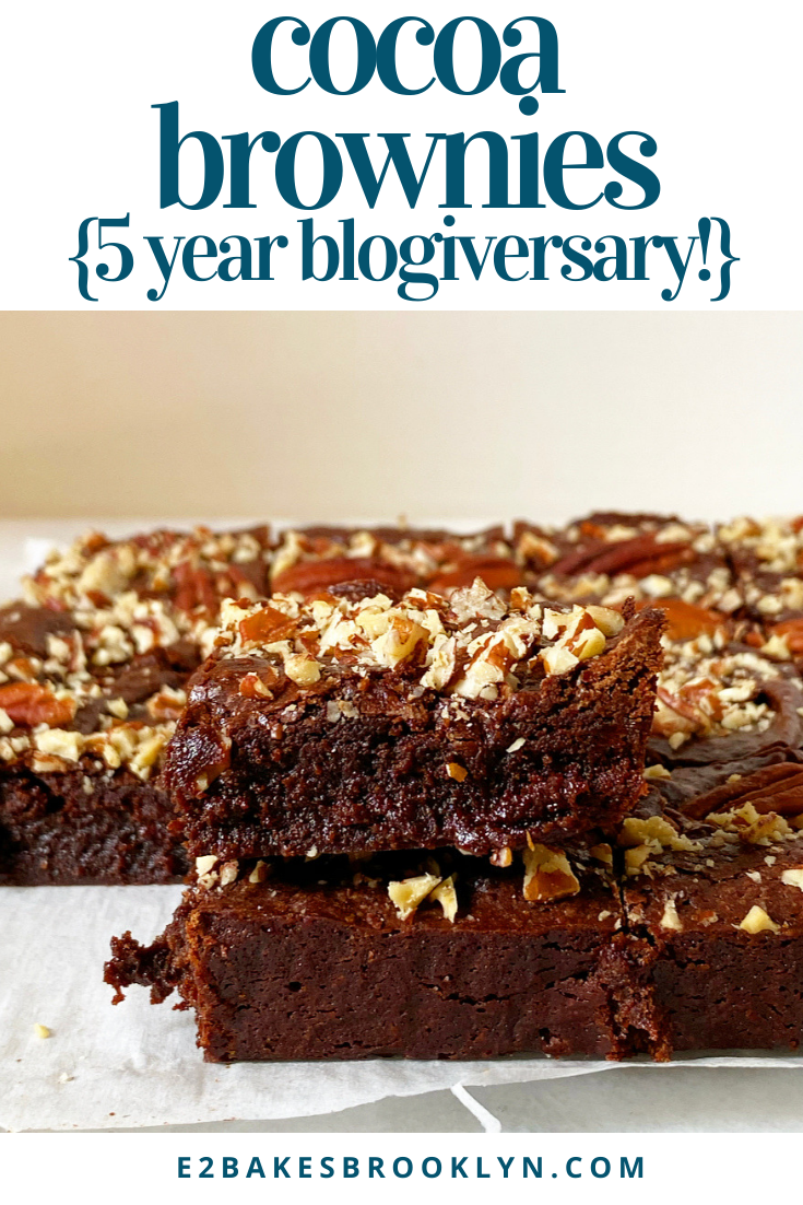 Cocoa Brownies {Five Year Anniversary!}
