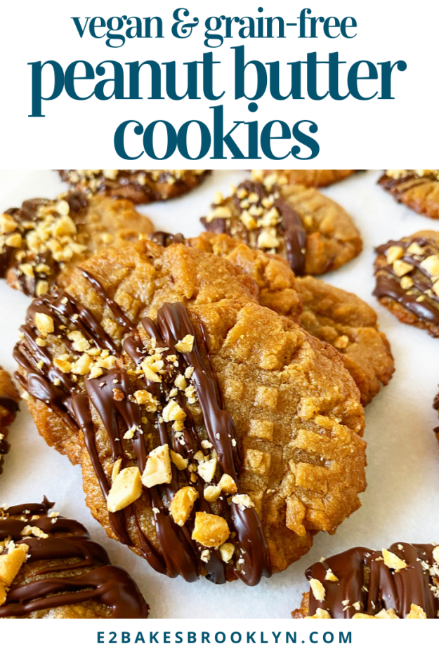 Peanut Butter Cookies {Vegan & Grain-Free}
