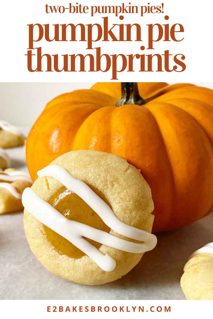 Pumpkin Pie Thumbprints