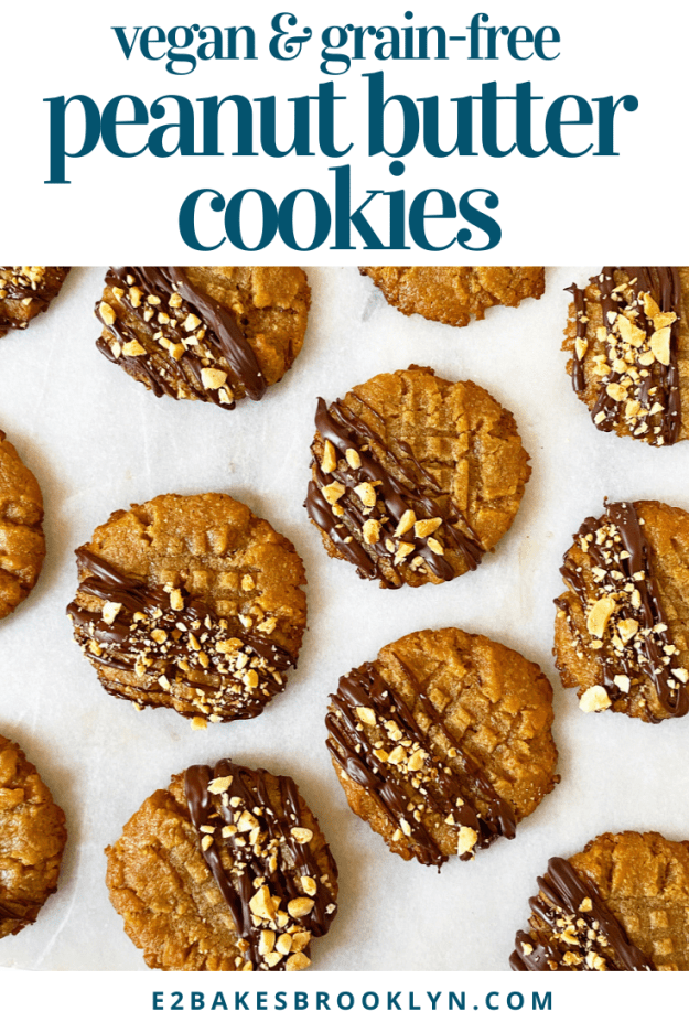 Peanut Butter Cookies {Vegan & Grain-Free}