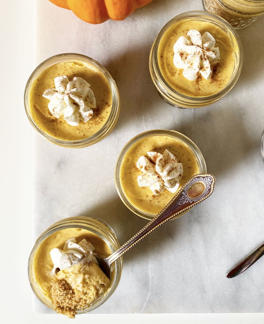 Little Pumpkin Pie Jars