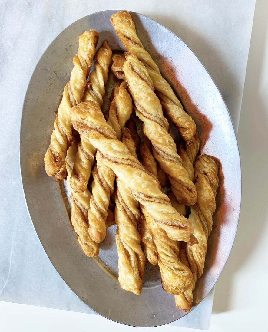 Pie Crust Cinnamon Twists