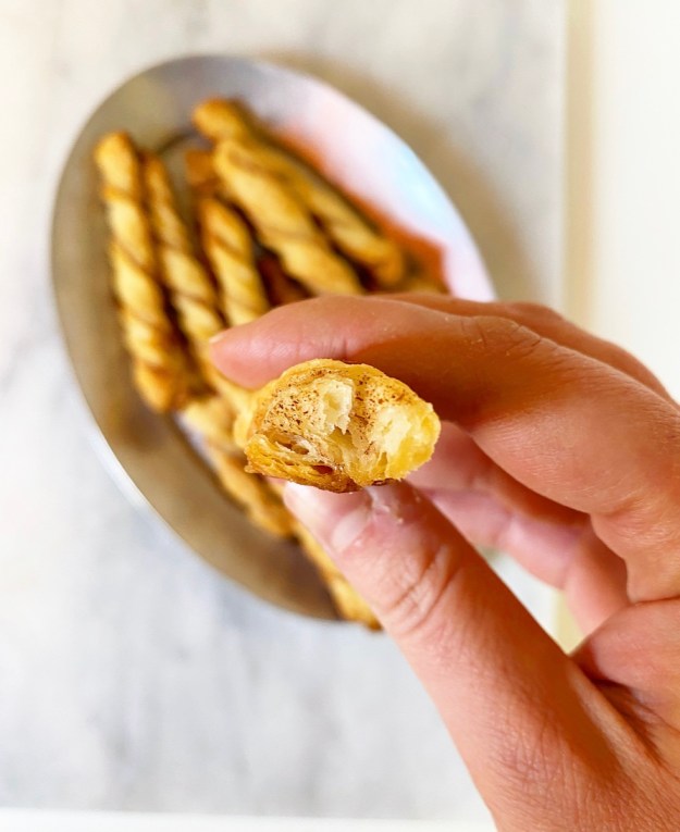 Pie Crust Cinnamon Twists
