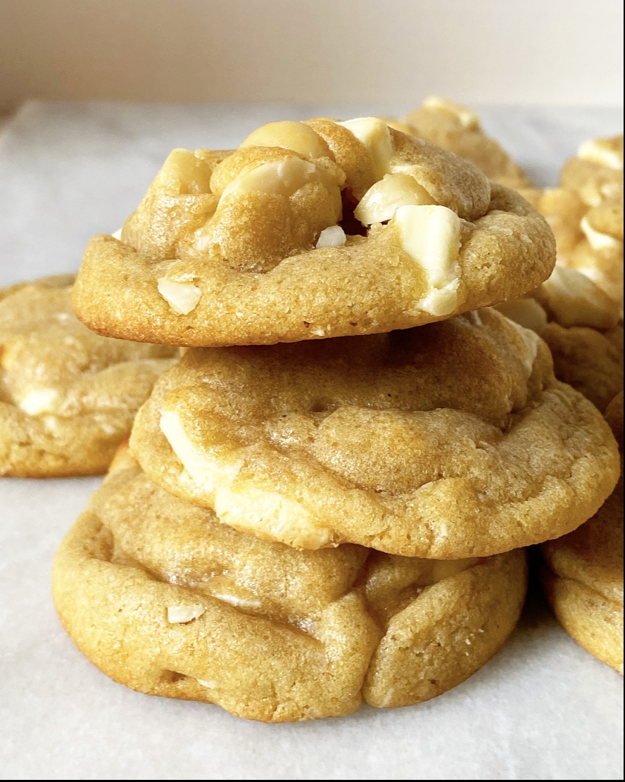 Brown Butter White Chocolate Macadamia Nut Cookies