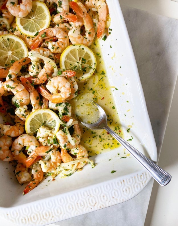Baked Shrimp with Lemon & Garlic