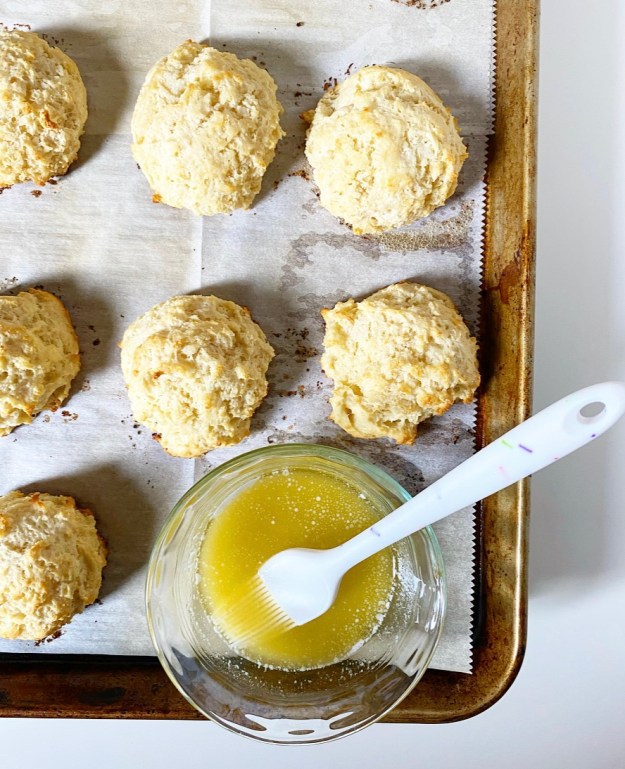 Honey Butter Drop Biscuits
