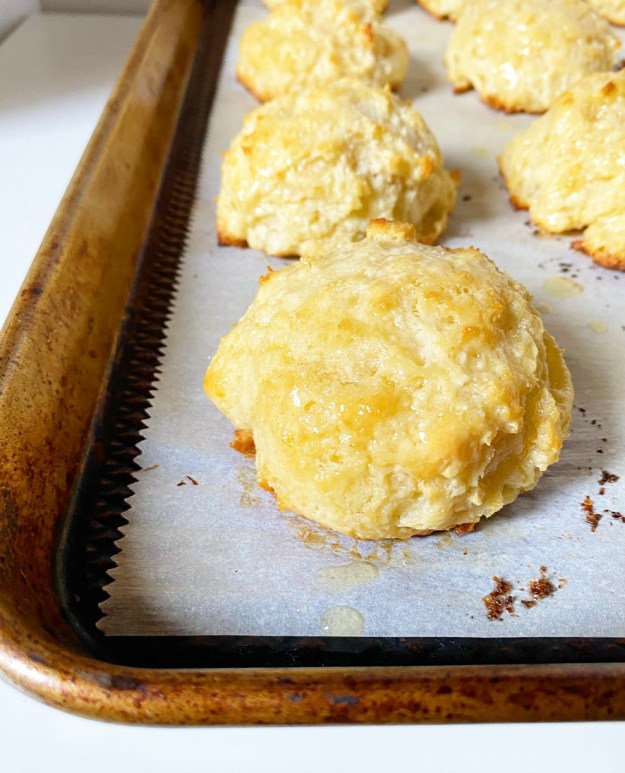 Honey Butter Drop Biscuits