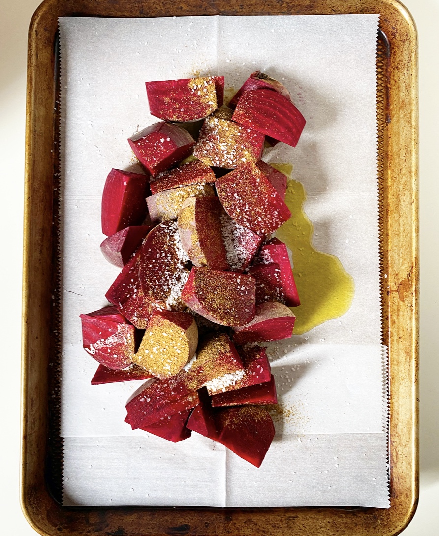 Easy Cumin Roasted Beets