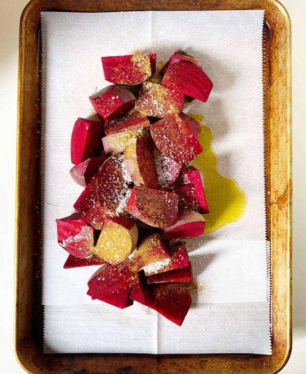 Easy Cumin Roasted Beets